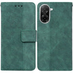 For Xiaomi Redmi A5 NFC (EU) (173.45mm) Case Geometry Pattern Leather Wallet Phone Cover with Wrist Strap
