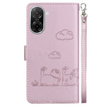 For Xiaomi Redmi A5 NFC (EU) (173.45mm) Case RFID Blocking Kitten Pattern TPU + PU Leather Phone Cover