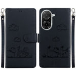For Xiaomi Redmi A5 NFC (EU) (173.45mm) Case RFID Blocking Kitten Pattern TPU + PU Leather Phone Cover