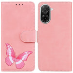 For Xiaomi Redmi A5 NFC (EU) (173.45mm) Stand Case PU Leather Phone Cover Butterfly Printed