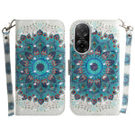 For Xiaomi Redmi A5 NFC (EU) (173.45mm) Case Pattern Printing Leather Wallet Phone Cover with Wrist Strap