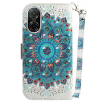 For Xiaomi Redmi A5 NFC (EU) (173.45mm) Case Pattern Printing Leather Wallet Phone Cover with Wrist Strap