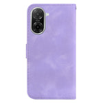 For Xiaomi Redmi A5 NFC (EU) (173.45mm) Stand Case 7-Shaped Pattern Imprint Leather Phone Cover