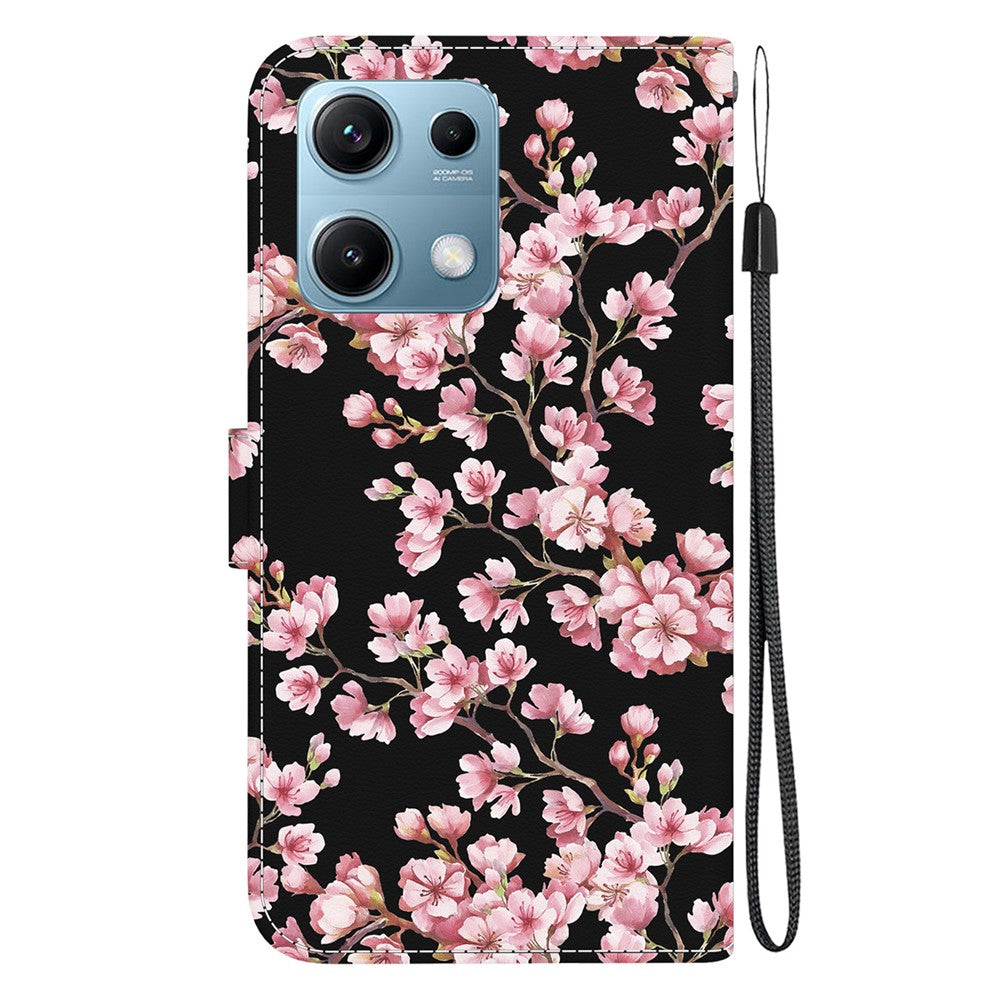For Xiaomi Redmi Note 14S 4G Wallet Phone Case Anti-Drop Leather Flip Cover Pattern Printing