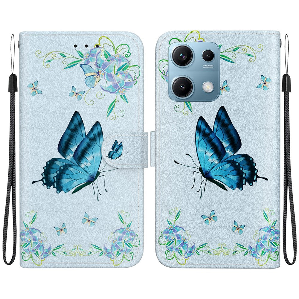 For Xiaomi Redmi Note 14S 4G Wallet Phone Case Anti-Drop Leather Flip Cover Pattern Printing
