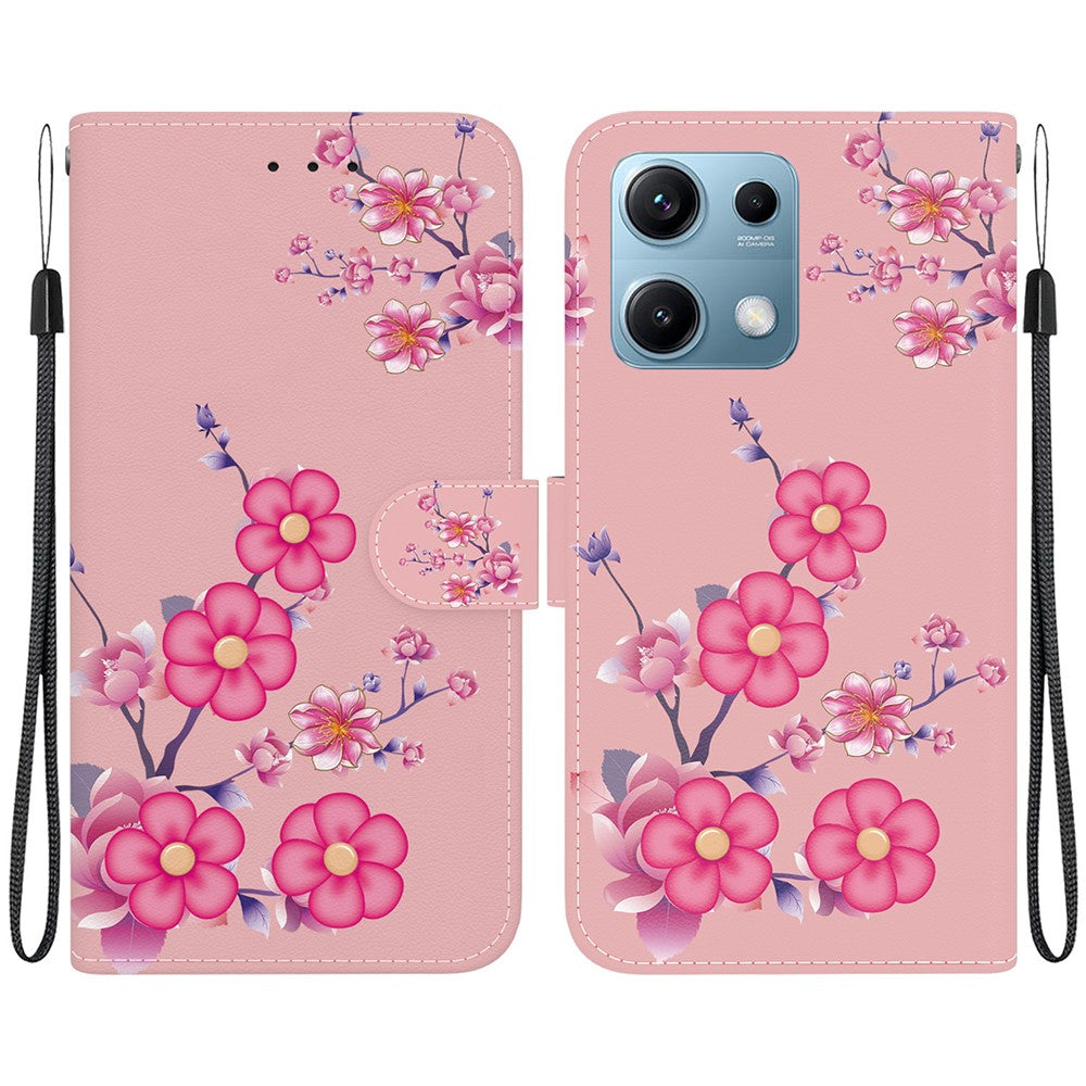 For Xiaomi Redmi Note 14S 4G Wallet Phone Case Anti-Drop Leather Flip Cover Pattern Printing