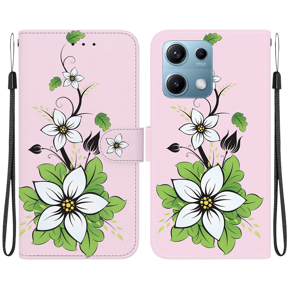 For Xiaomi Redmi Note 14S 4G Wallet Phone Case Anti-Drop Leather Flip Cover Pattern Printing