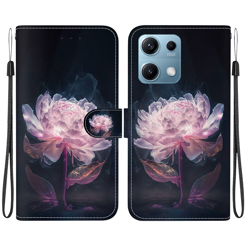 For Xiaomi Redmi Note 14S 4G Wallet Phone Case Anti-Drop Leather Flip Cover Pattern Printing