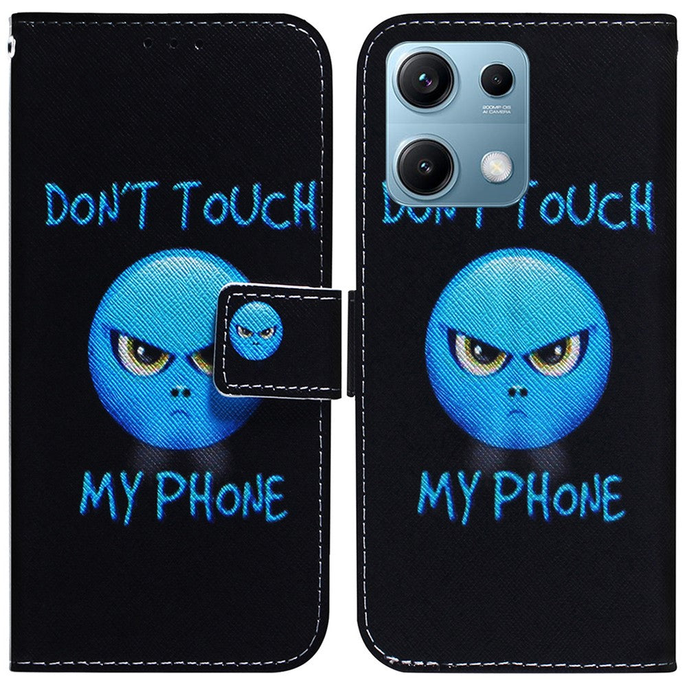 For Xiaomi Redmi Note 14S 4G Wallet Case Pattern Print Leather Phone Cover
