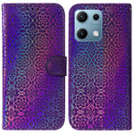 For Xiaomi Redmi Note 14S 4G Stand Case Dazzling Flower Leather Phone Cover