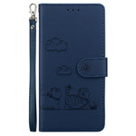 For Xiaomi Redmi Note 14S 4G Case RFID Blocking Kitten Pattern TPU + PU Leather Phone Cover