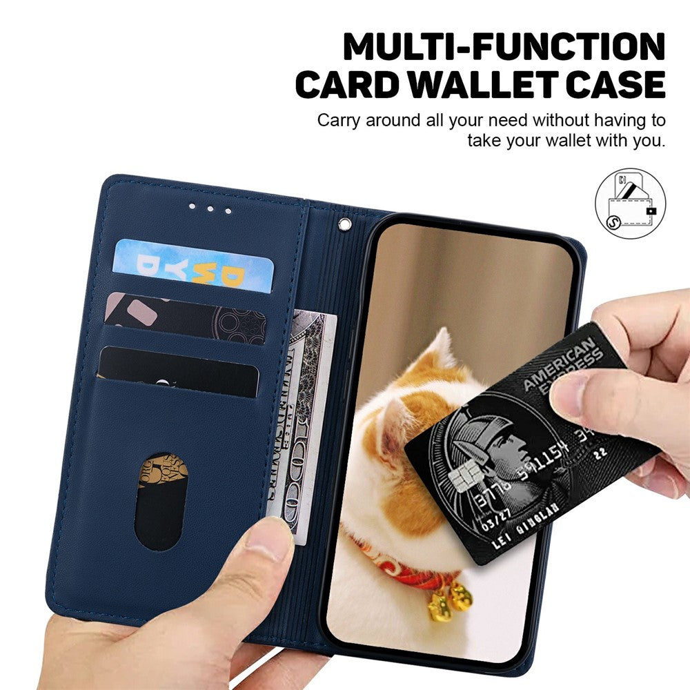 For Xiaomi Redmi Note 14S 4G Case RFID Blocking Kitten Pattern TPU + PU Leather Phone Cover