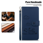 For Xiaomi Redmi Note 14S 4G Case RFID Blocking Kitten Pattern TPU + PU Leather Phone Cover
