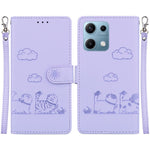 For Xiaomi Redmi Note 14S 4G Case RFID Blocking Kitten Pattern TPU + PU Leather Phone Cover