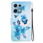 For Xiaomi Redmi Note 14S 4G Case Pattern Printing Anti-Drop Leather Flip Wallet Phone Cover with Lanyard