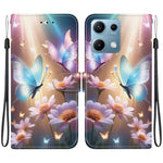 For Xiaomi Redmi Note 14S 4G Case Pattern Printing Anti-Drop Leather Flip Wallet Phone Cover with Lanyard