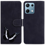 For Xiaomi Redmi Note 14S 4G Stand Case PU Leather Phone Cover Butterfly Printed