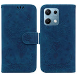 For Xiaomi Redmi Note 14S 4G Case PU Leather Wallet Phone Cover Butterfly Flower Imprint