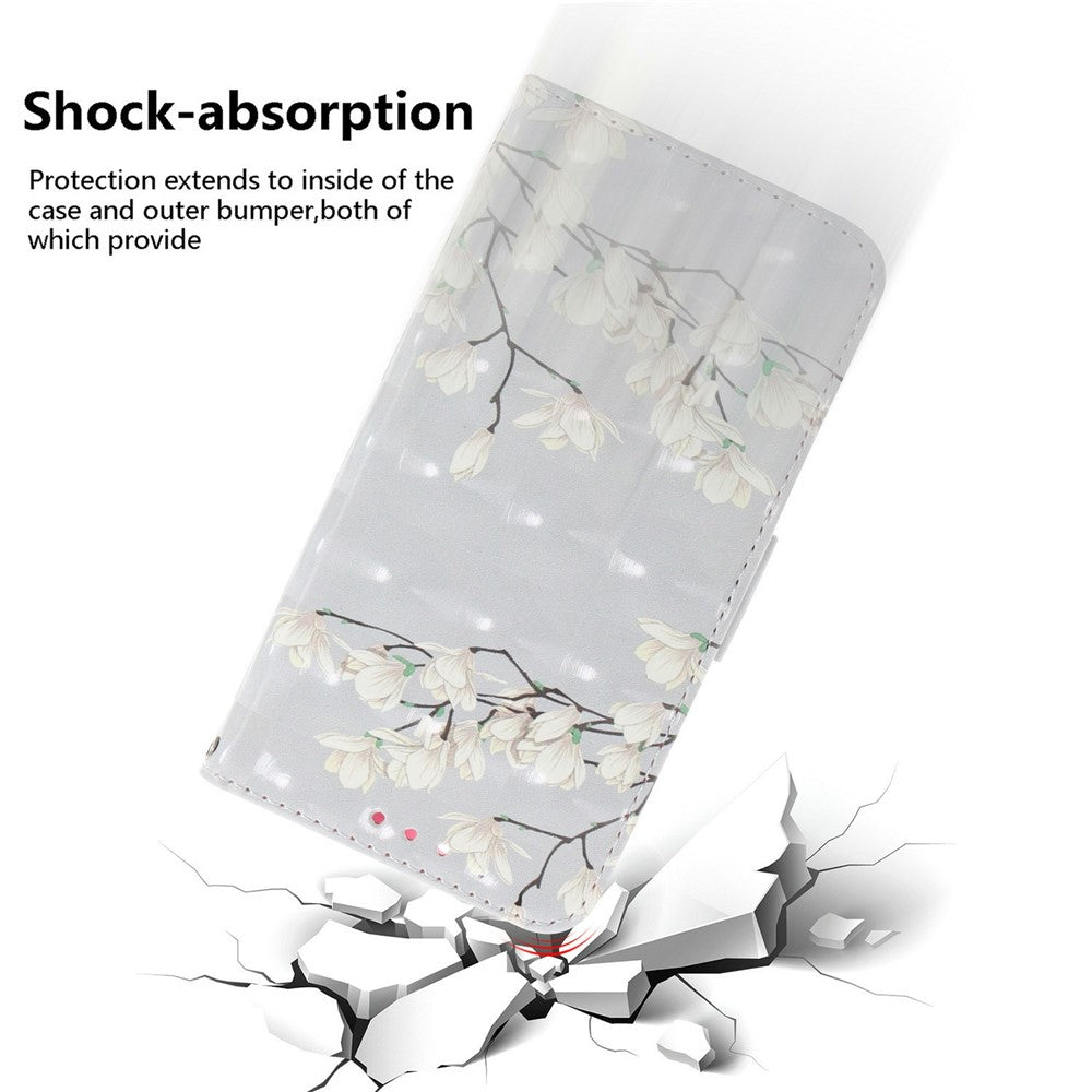 For Xiaomi Redmi Note 14S 4G Case Pattern Printing Leather Wallet Phone Cover with Wrist Strap