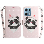 For Xiaomi Redmi Note 14S 4G Case Pattern Printing Leather Wallet Phone Cover with Wrist Strap