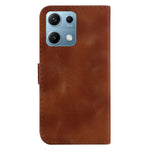 For Xiaomi Redmi Note 14S 4G Stand Case 7-Shaped Pattern Imprint Leather Phone Cover