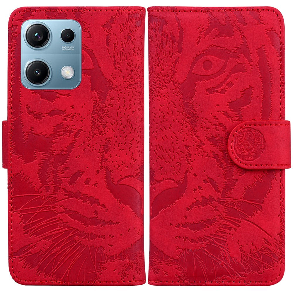 For Xiaomi Redmi Note 14S 4G Case Tiger Imprint Leather Wallet Phone Cover