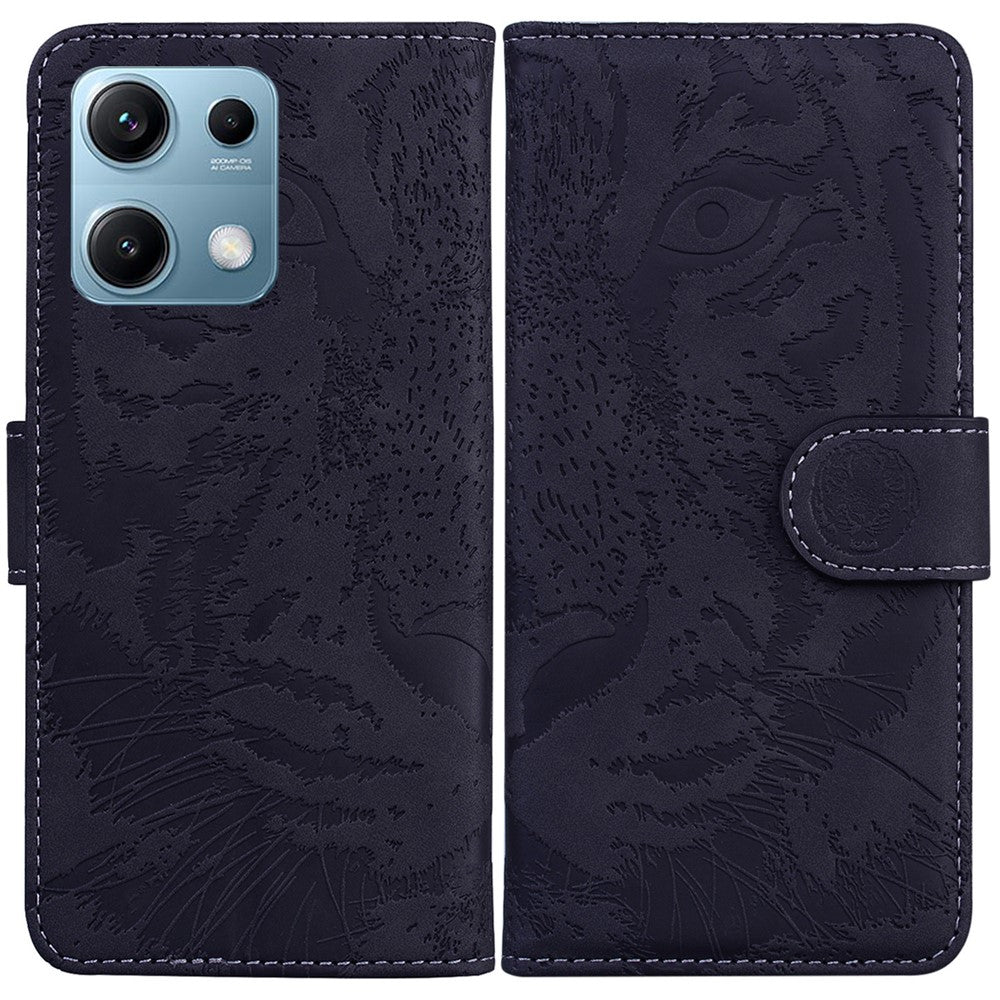 For Xiaomi Redmi Note 14S 4G Case Tiger Imprint Leather Wallet Phone Cover