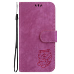 For Xiaomi Redmi Note 14S 4G Wallet Case Tiger Imprint Leather Shockproof Phone Cover