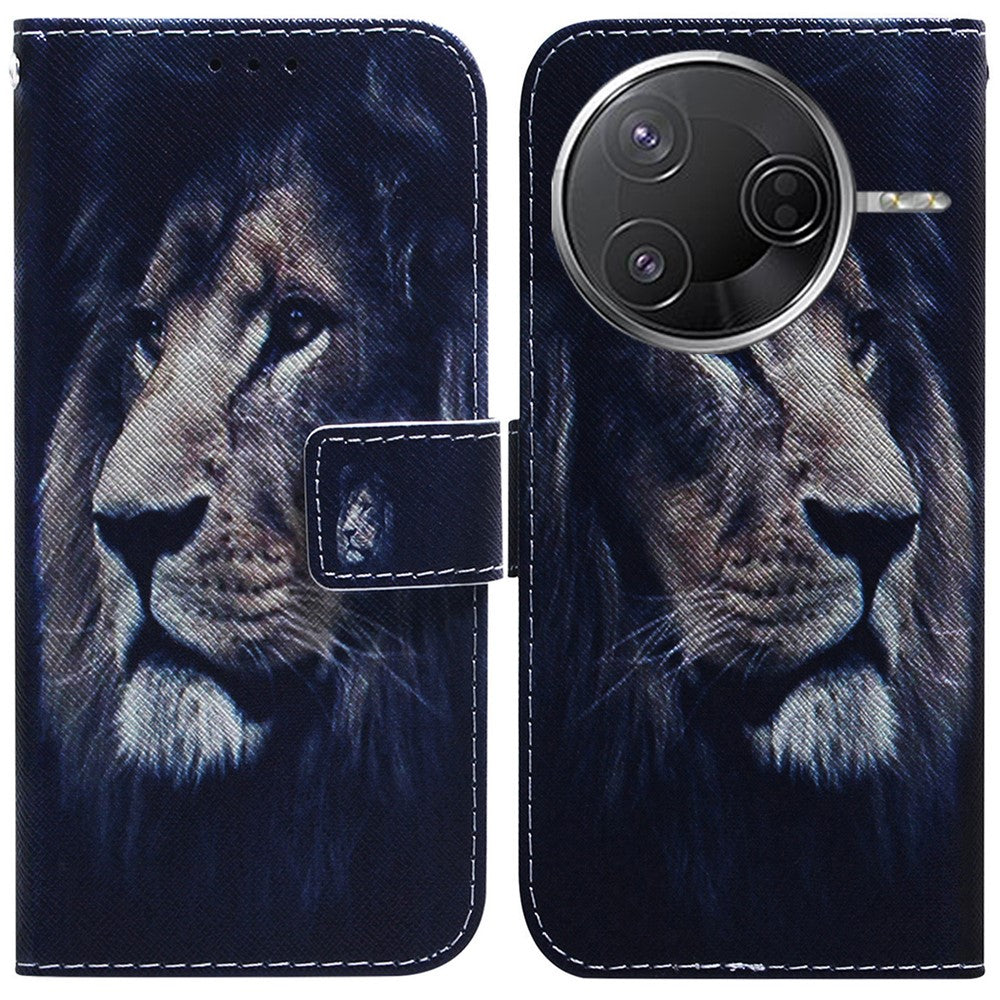 Wallet Case For Xiaomi Redmi K80 Pro 5G  /  K80 5G  /  Poco F7 Pro 5G  /  Poco F7 Ultra 5G Pattern Print Leather Phone Cover