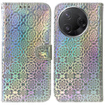 Stativfodral för Xiaomi Redmi K80 Pro 5G / K80 5G / Poco F7 Pro 5G / Poco F7 Ultra 5G Läderfodral med bländande blommor