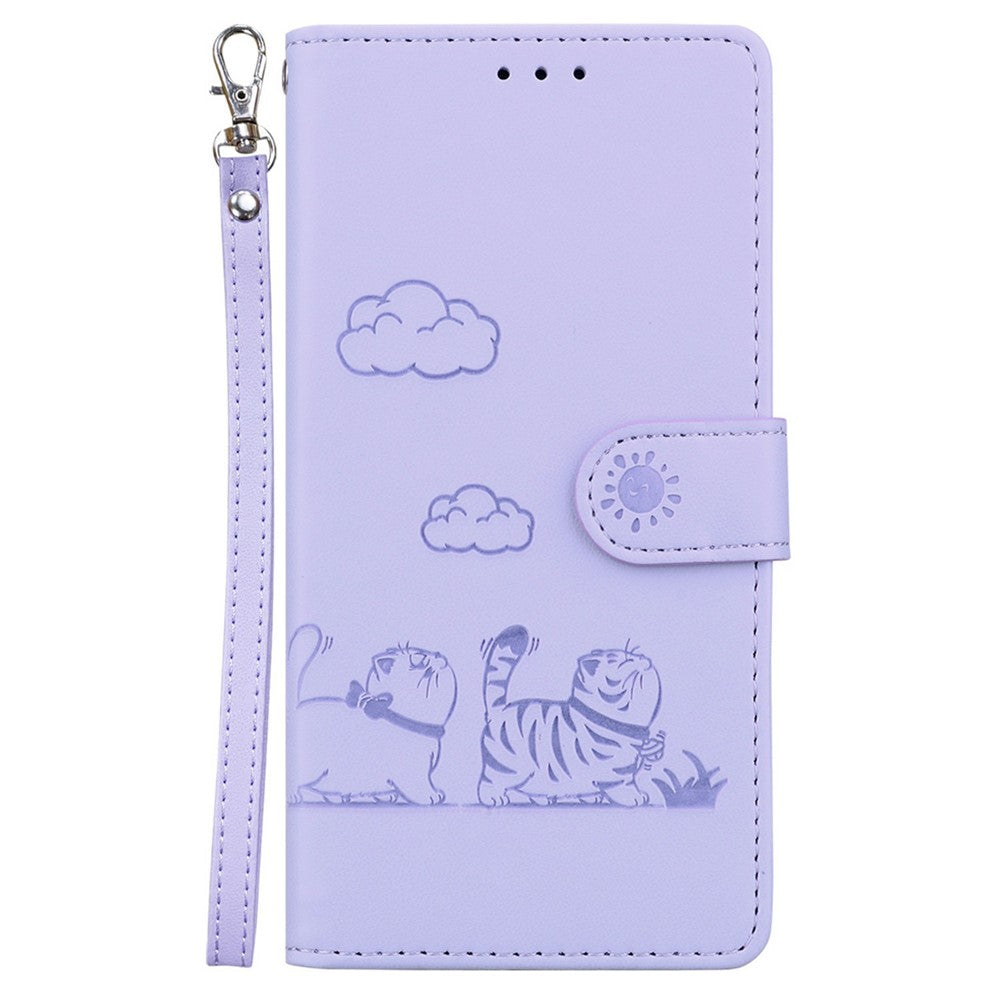 For Xiaomi Poco F7 Pro 5G  /  F7 Ultra 5G  /  Redmi K80 Pro 5G  /  K80 5G Case RFID Blocking Kitten Pattern TPU + PU Leather Phone Cover