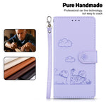 For Xiaomi Poco F7 Pro 5G  /  F7 Ultra 5G  /  Redmi K80 Pro 5G  /  K80 5G Case RFID Blocking Kitten Pattern TPU + PU Leather Phone Cover
