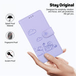 For Xiaomi Poco F7 Pro 5G  /  F7 Ultra 5G  /  Redmi K80 Pro 5G  /  K80 5G Case RFID Blocking Kitten Pattern TPU + PU Leather Phone Cover