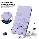 For Xiaomi Poco F7 Pro 5G  /  F7 Ultra 5G  /  Redmi K80 Pro 5G  /  K80 5G Case RFID Blocking Kitten Pattern TPU + PU Leather Phone Cover