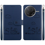 For Xiaomi Poco F7 Pro 5G  /  F7 Ultra 5G  /  Redmi K80 Pro 5G  /  K80 5G Case RFID Blocking Kitten Pattern TPU + PU Leather Phone Cover