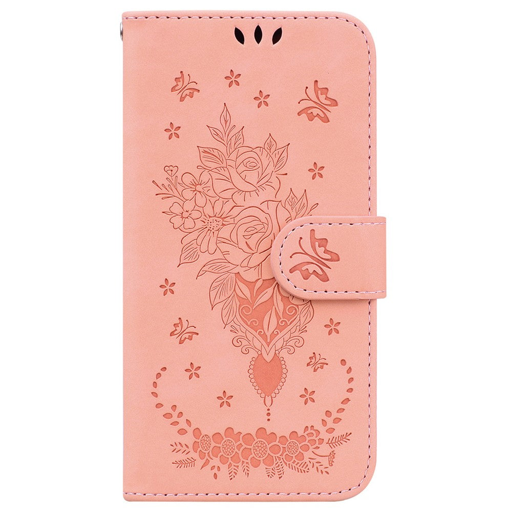 For Xiaomi Poco F7 Pro 5G  /  F7 Ultra 5G  /  Redmi K80 Pro 5G  /  K80 5G Case PU Leather Wallet Phone Cover Butterfly Flower Imprint