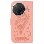 For Xiaomi Poco F7 Pro 5G  /  F7 Ultra 5G  /  Redmi K80 Pro 5G  /  K80 5G Case PU Leather Wallet Phone Cover Butterfly Flower Imprint