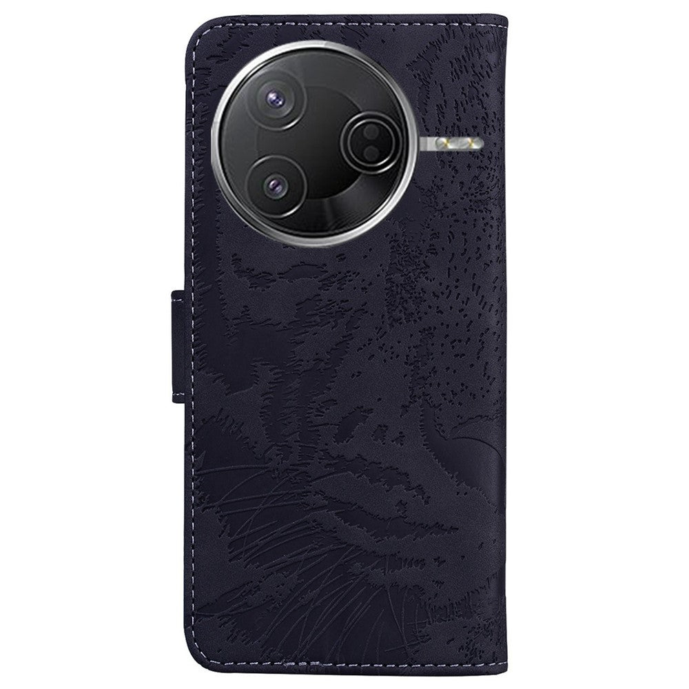 For Xiaomi Poco F7 Pro 5G  /  F7 Ultra 5G  /  Redmi K80 Pro 5G  /  K80 5G Case Tiger Imprint Leather Wallet Phone Cover