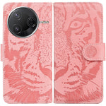 For Xiaomi Poco F7 Pro 5G  /  F7 Ultra 5G  /  Redmi K80 Pro 5G  /  K80 5G Case Tiger Imprint Leather Wallet Phone Cover