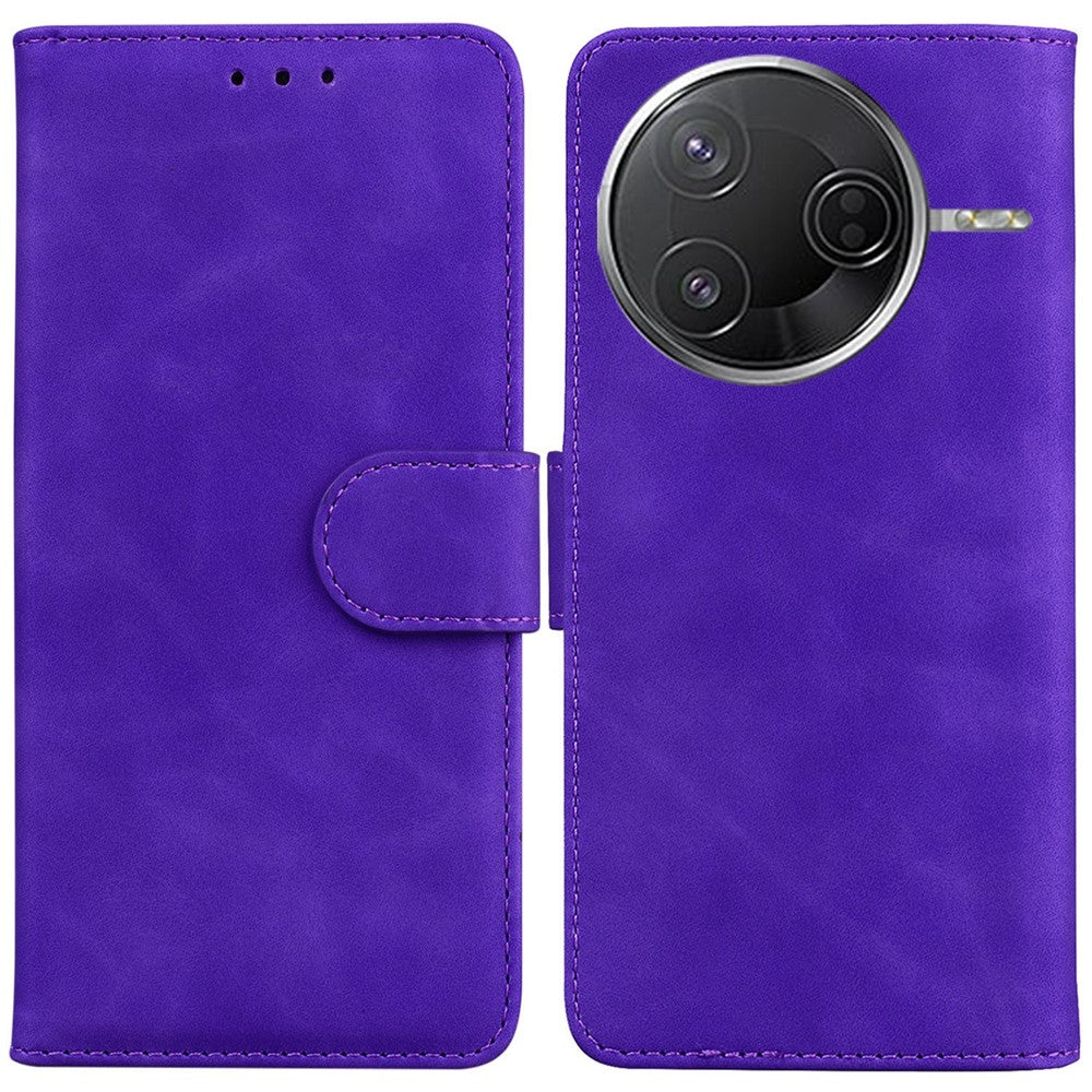 For Xiaomi Poco F7 Pro 5G  /  Poco F7 Pro 5G  /  Redmi K80 Pro 5G  /  K80 5G Case Solid Color Leather Wallet Phone Cover