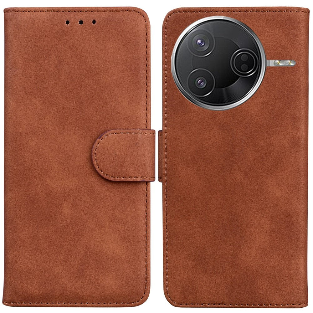 For Xiaomi Poco F7 Pro 5G  /  Poco F7 Pro 5G  /  Redmi K80 Pro 5G  /  K80 5G Case Solid Color Leather Wallet Phone Cover
