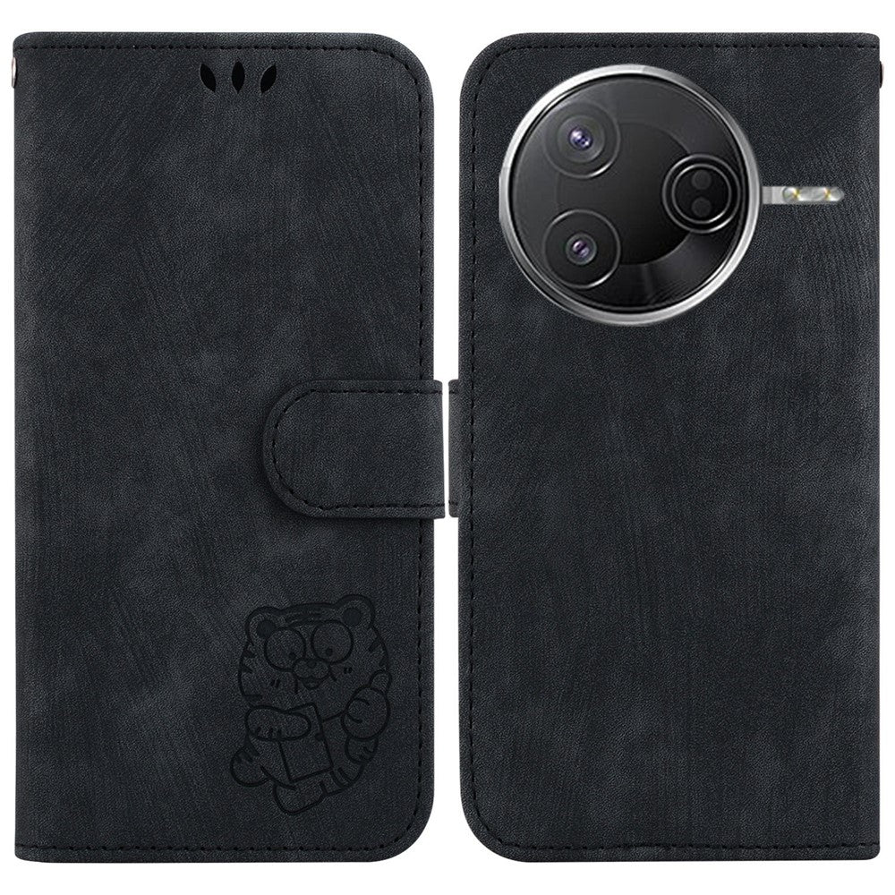 For Xiaomi Poco F7 Pro 5G  /  F7 Ultra 5G  /  Redmi K80 Pro 5G  /  K80 5G Wallet Case Tiger Imprint Leather Shockproof Phone Cover