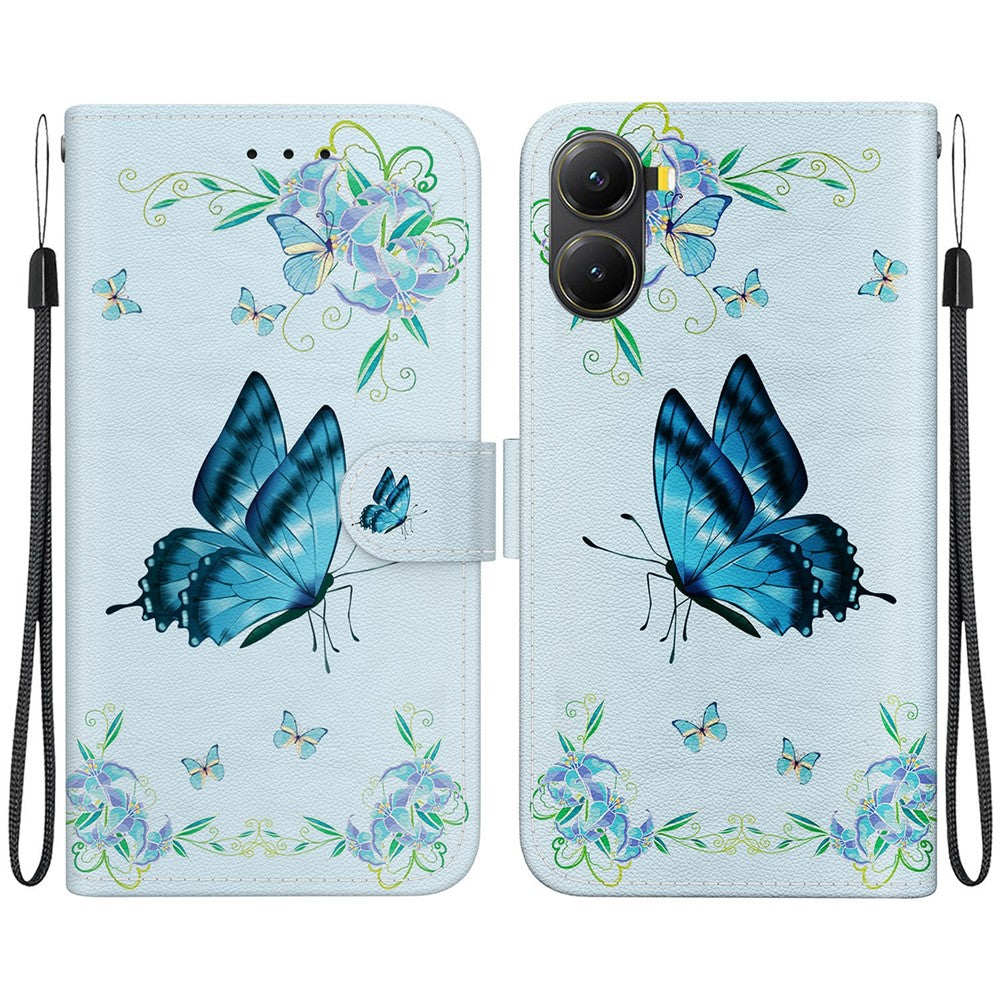 For Xiaomi Poco X7 Pro 5G  /  Redmi Turbo 4 5G Wallet Phone Case Leather Flip Cover Pattern Printing