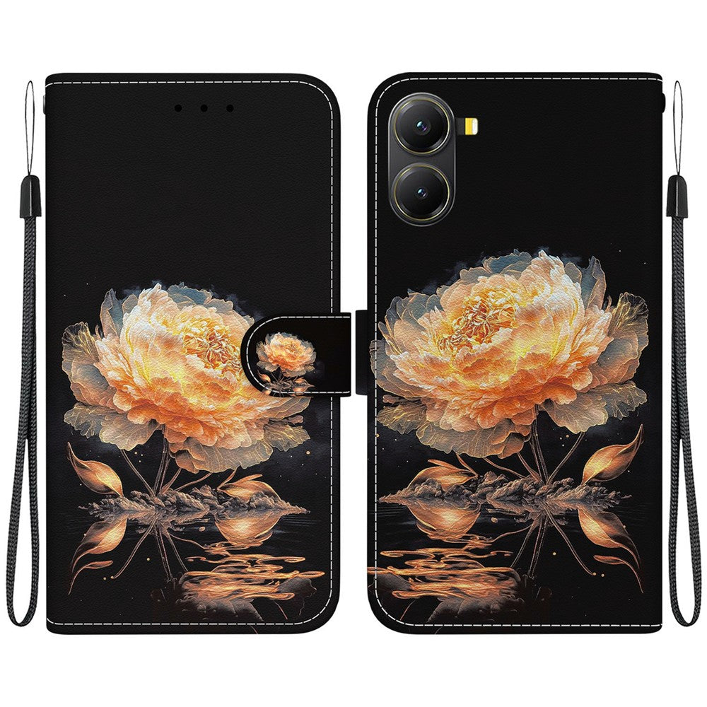 For Xiaomi Poco X7 Pro 5G  /  Redmi Turbo 4 5G Wallet Phone Case Leather Flip Cover Pattern Printing