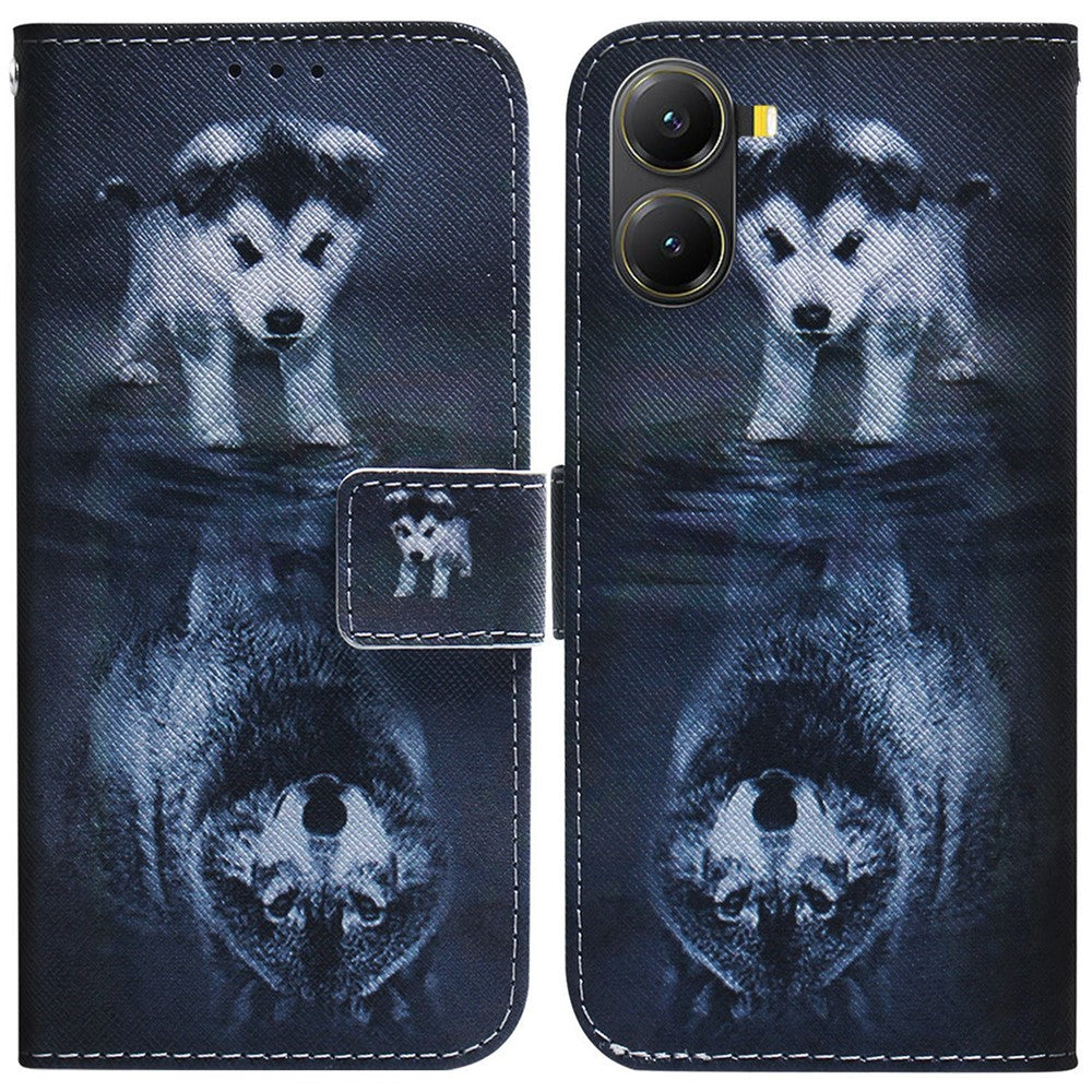For Xiaomi Poco X7 Pro 5G  /  Redmi Turbo 4 5G Wallet Case Pattern Print Leather Phone Cover