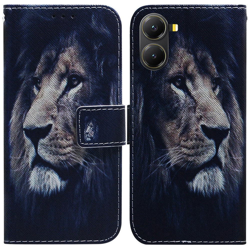 For Xiaomi Poco X7 Pro 5G  /  Redmi Turbo 4 5G Wallet Case Pattern Print Leather Phone Cover