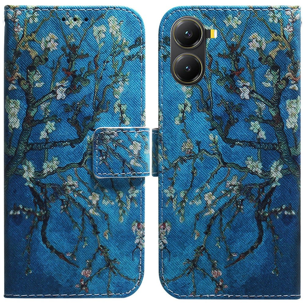 For Xiaomi Poco X7 Pro 5G  /  Redmi Turbo 4 5G Wallet Case Pattern Print Leather Phone Cover