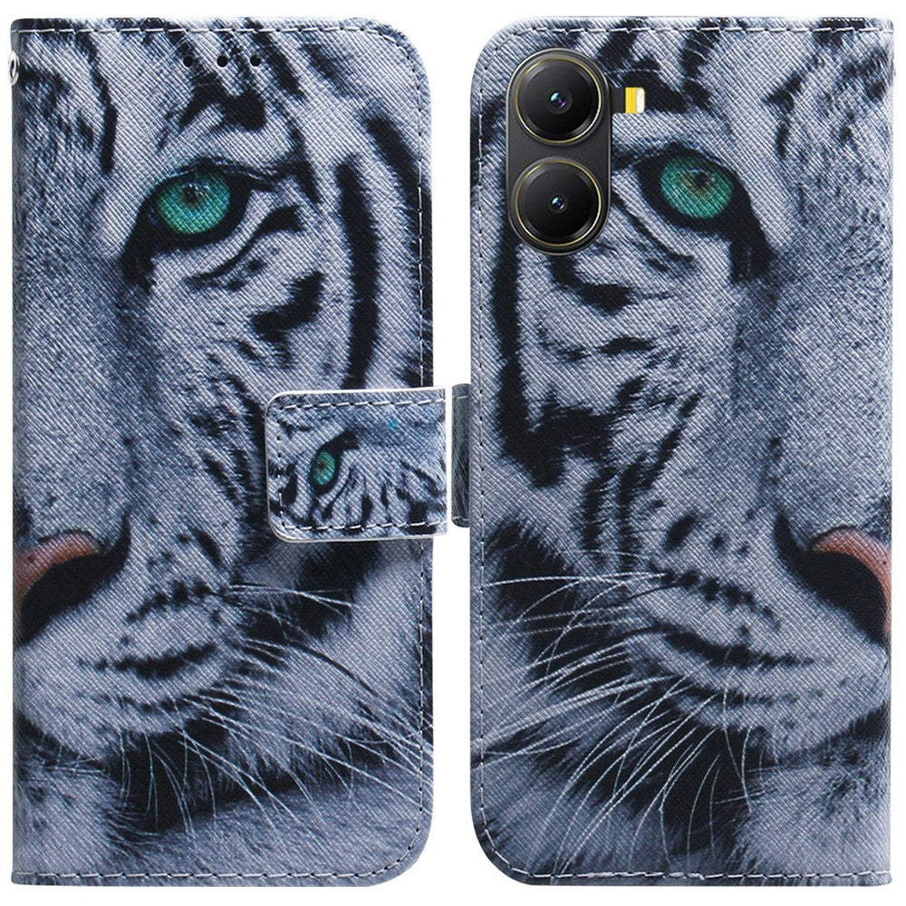 For Xiaomi Poco X7 Pro 5G  /  Redmi Turbo 4 5G Wallet Case Pattern Print Leather Phone Cover