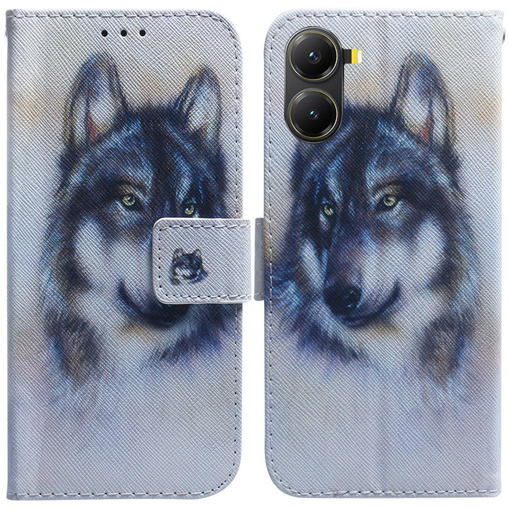 For Xiaomi Poco X7 Pro 5G  /  Redmi Turbo 4 5G Wallet Case Pattern Print Leather Phone Cover