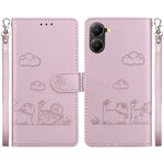 For Xiaomi Poco X7 Pro 5G  /  Redmi Turbo 4 5G Case RFID Blocking Kitten Pattern TPU + PU Leather Phone Cover